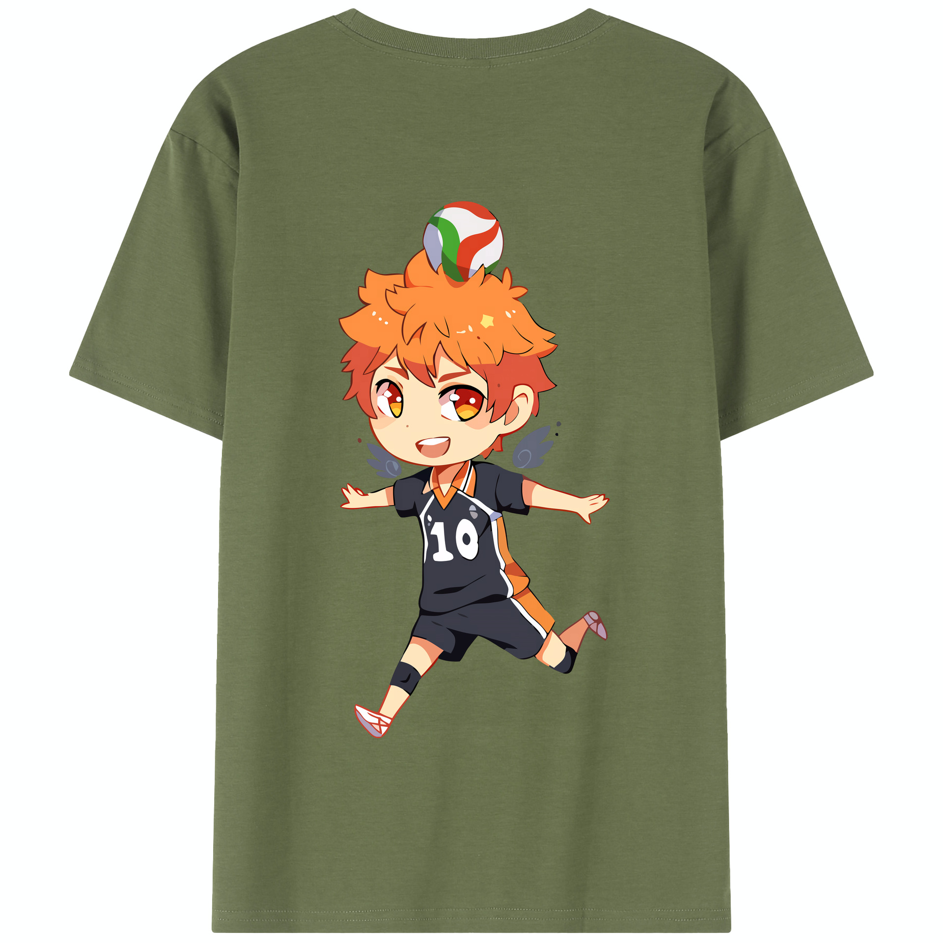 （画像用） ハイキュー!! Haikyu!! 綿100％半袖Tシャツ（背面プリント）